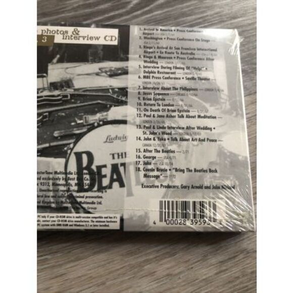THE BEATLES "Rare Photos & Interview Vol. 3" NEW FACTORY SEALED CD Compact Disc - Picture 6 of 6